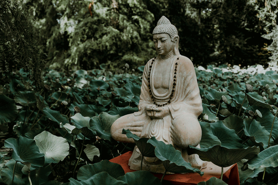 Buddha In Garden
